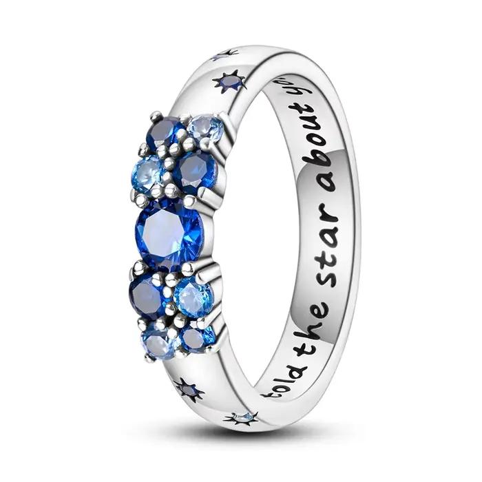 Bague Star Code en argent Sterling 925, oxyde de zircon, émail, hypoallergénique, bijoux fins à la mode pour femmes, cadeau de fête, tendance