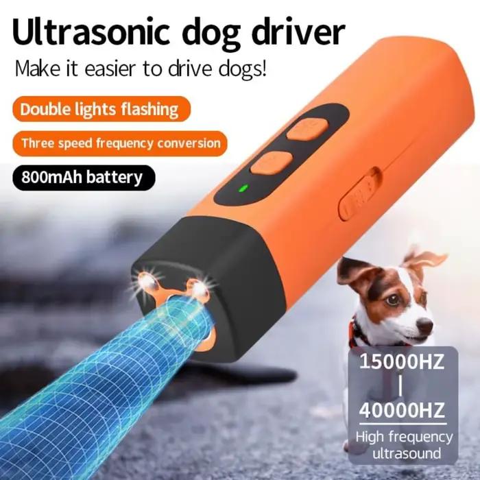 Alternative de dissuasion des aboiements pour colliers anti-aboiements, outil ultrasonique professionnel longue portée, alternative pour un collier anti-aboiement de choc douloureux