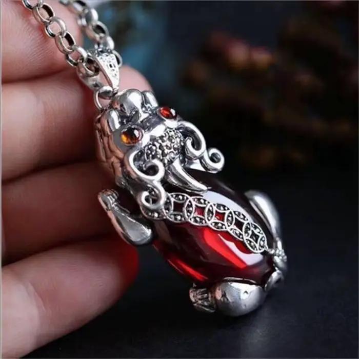 Collier avec pendentif bête Patronus pour hommes et femmes, bijoux tendance, accessoires de Couple, chaîne de cou en argent 925, cadeau d'anniversaire pour hommes et femmes