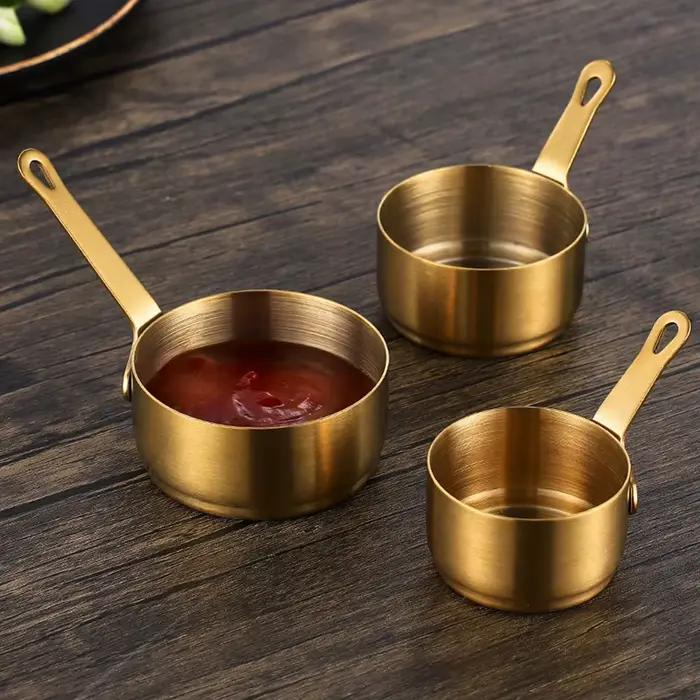 Pot à lait en acier inoxydable, casserole antiadhésive, petite poêle, Mini Pots avec poignée pour réchauffer le lait, cuisson des nouilles de bouillie