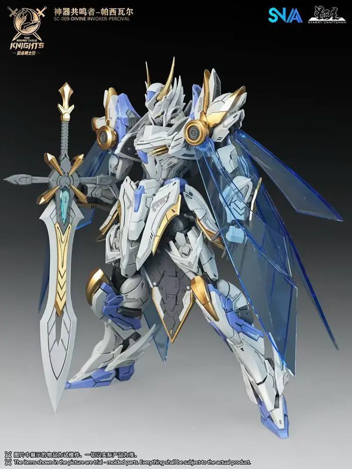 En stock, modèle SNAA SC-009 DIVINE INVOKER PERCIVAL, modèle d'assemblage, jouets, LES CHEVALIERS DE LA TABLE RONDE