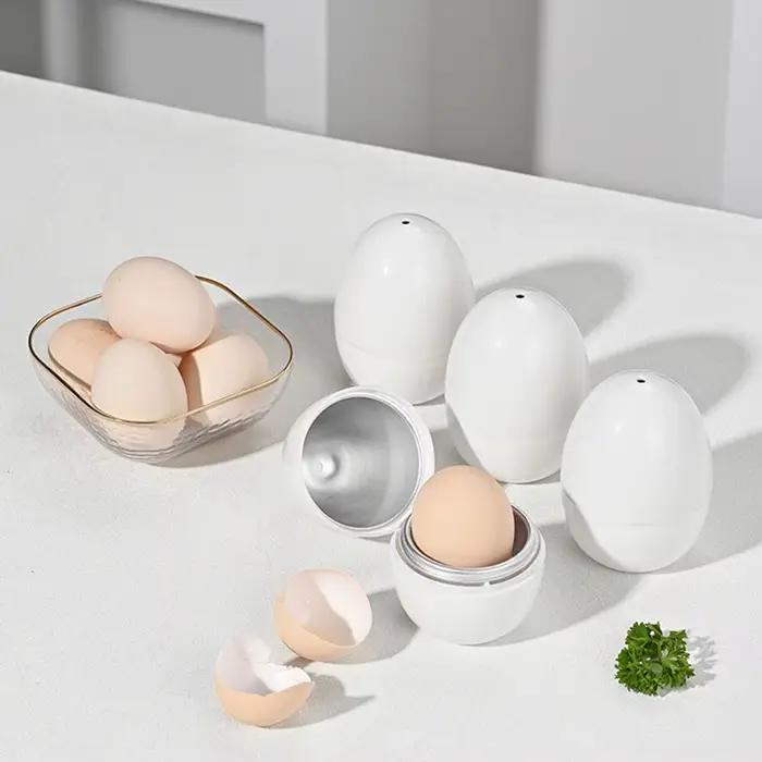 Cuiseur à œufs pour micro-ondes 1/4 œuf, cuisson rapide et facile en 5 minutes, pour œufs durs ou mollets, outils de cuisine