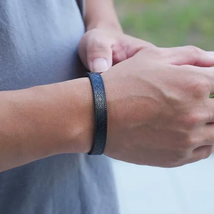 Bracelet en cuir élégant pour hommes