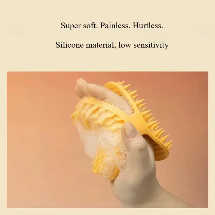 Épurateur de corps en Silicone souple, exfoliant pour le cuir chevelu, Non irritant, masseur de bain, brosse de douche, gommage corporel, soins de la peau, outil de bain