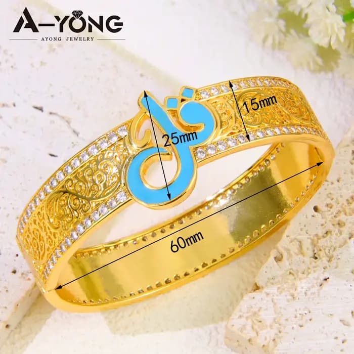 Ensemble de bracelets d'ouverture traditionnels arabes exotiques
