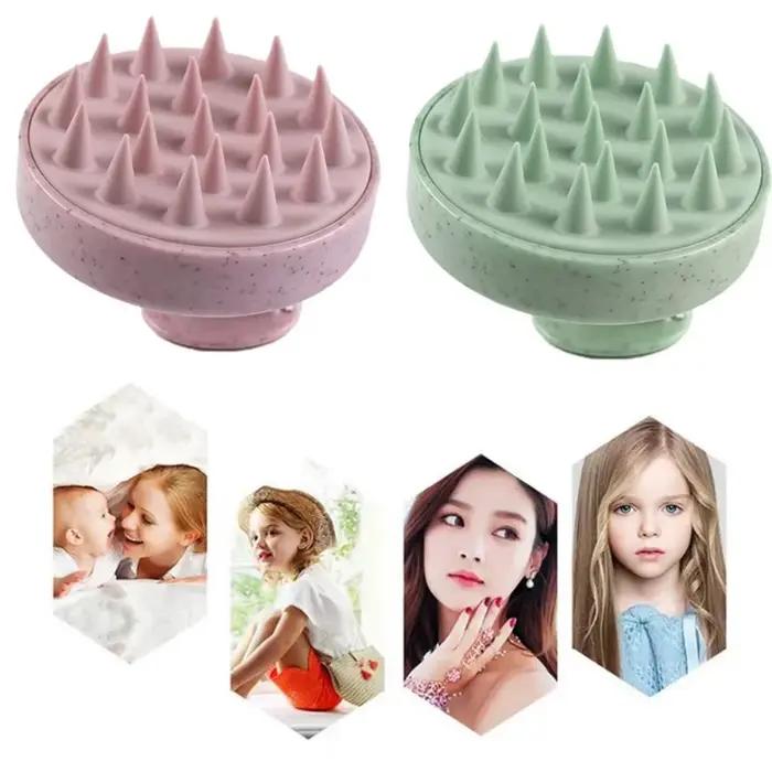 Épurateur de cuir chevelu, brosse de shampoing, masseur, peigne propre pour cuir chevelu avec poignée, brosse de lavage des cheveux, exfoliant du cuir chevelu, outils d'épurateur de tête