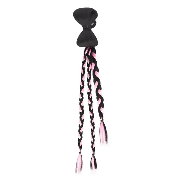 Perruque tressée pour femme – Extensions de cheveux mignonnes et naturelles pour des styles de tresses longues, idéales pour les jeux de rôle et les accessoires de costumes.