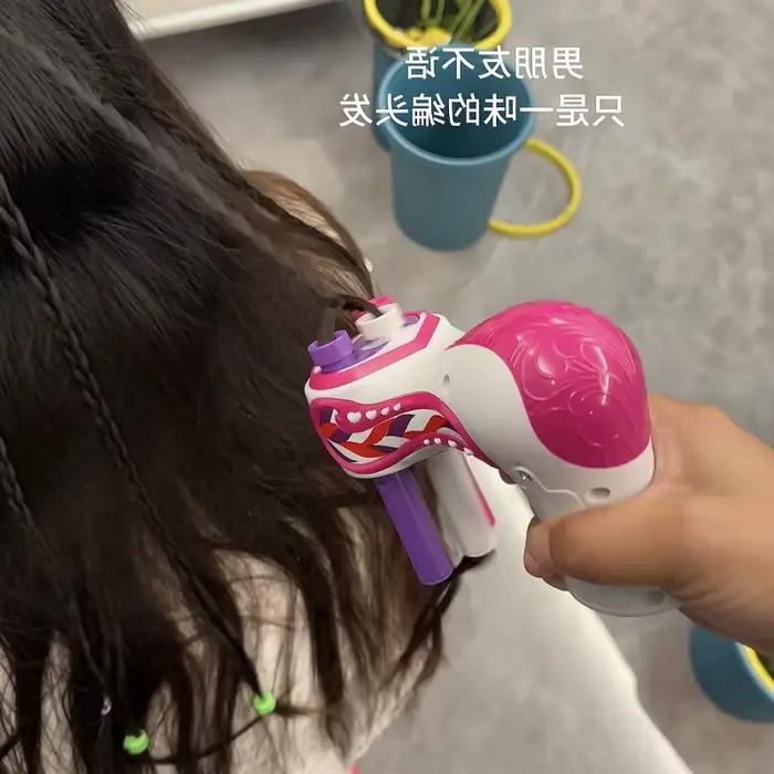 Appareil électrique automatique pour tresser les cheveux, outil de coiffure simple à trois mèches, appareil de coiffage rapide et élégant