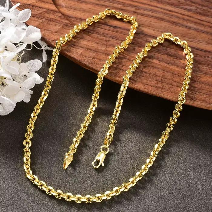 Collier italien géométrique avec diamants pour homme et femme, tracker d'humeur, adapté pour les fêtes et les mariages, bijou de qualité pour toutes les occasions