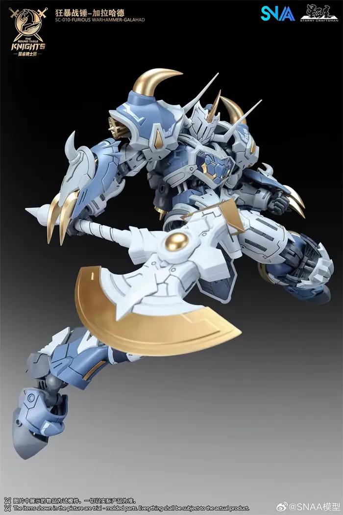 SNAA GALAHAD FURIOUS WARHAMMER 1/144 BE SC-010 Kit de modèle en plastique des Chevaliers de la Table Ronde, modèle à assembler