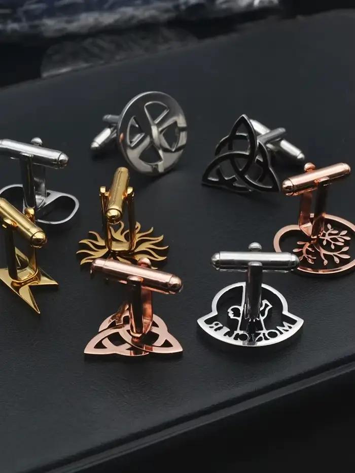 Boutons de manchette personnalisés spéciaux 2025, vos boutons de manchette à motifs, boutons de manchette avec logo de l'entreprise, production de boutons de manchette, boutons de manchette de taille 