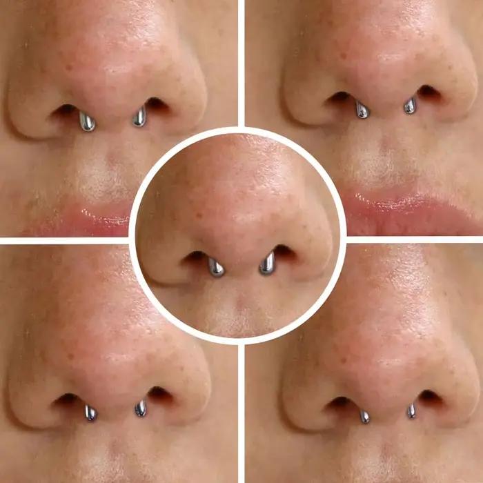 Giga 1 pièces Cool U forme Septum retenue ASTM F136 titane U fer à cheval agrafe Piercing corps bijoux Septum Piercing anneau nouveau