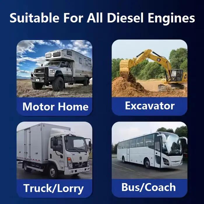 Additif Diesel 160 Gallons/600 Litres avec Nettoyant Injecteurs : Maximise la Puissance, Augmente le Cétane, Économiseur de Carburant MPG