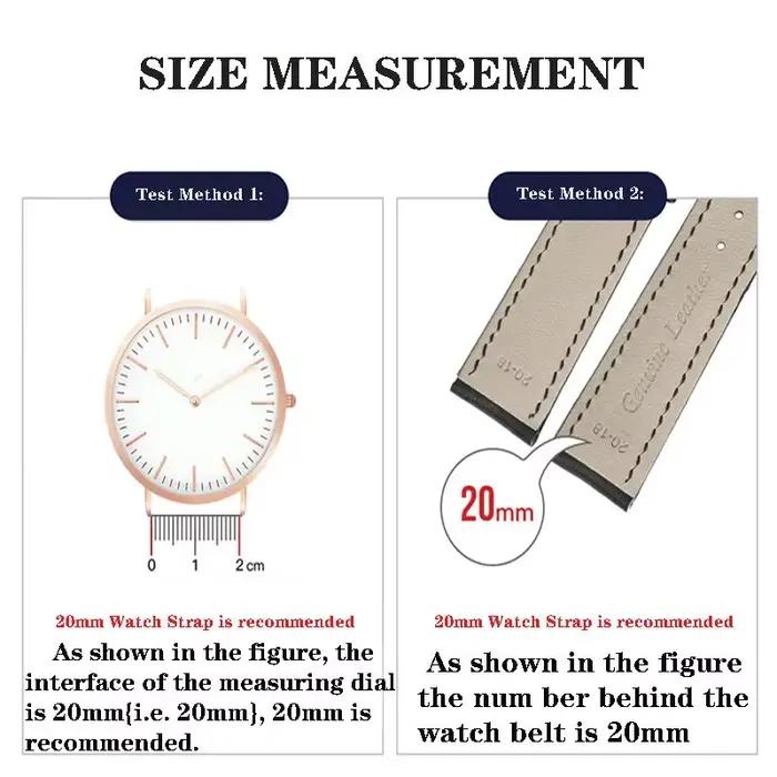 Bracelet de montre en cuir véritable pour Cartier Tank Solo, Bracelet de mode pour hommes et femmes, bracelets de montre de remplacement 14mm 16mm 18mm 20mm 22mm