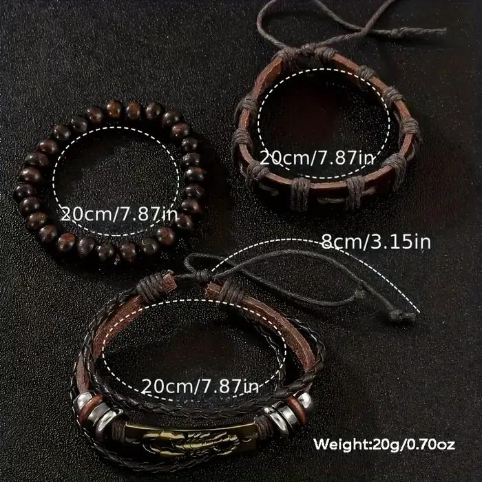 Nouveaux hommes montre de luxe Bracelet ensemble mode affaires en cuir marron Quartz montres pour hommes coffret cadeau Relogio Masculino