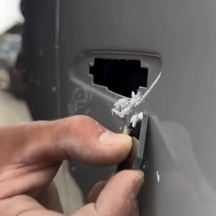 Grattoir de réparation de Point de polissage de voiture, vernis affaissé, Film d'élimination de la peinture, nettoyage des taches de Surface dure, outil de traitement de la poussière