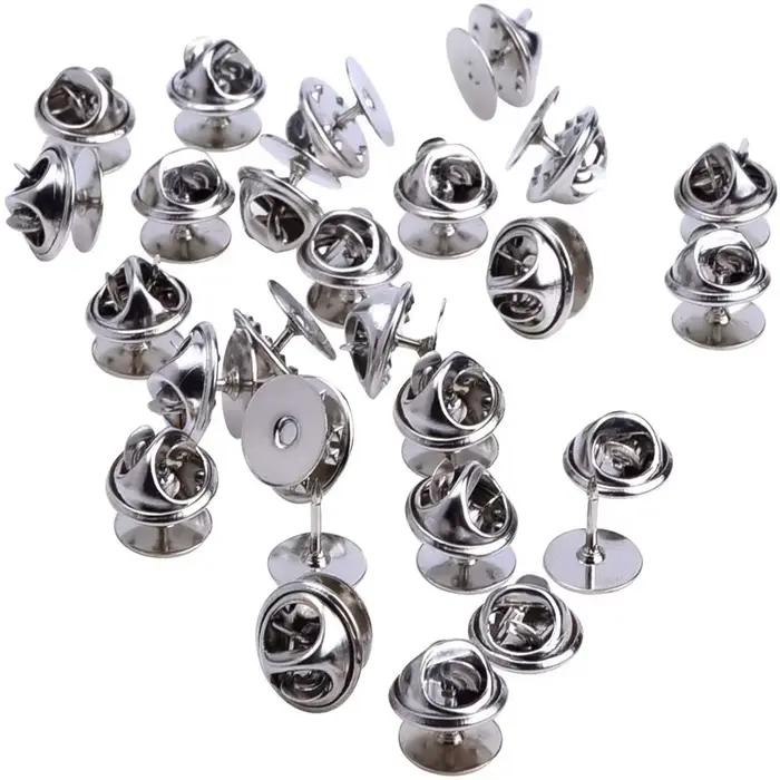 20 pièces punaises à cravate en or épingles vierges avec dos d'embrayage pour la fabrication artisanale, insignes de badges, barres de citation, épingles à jouets et fabrication de bijoux