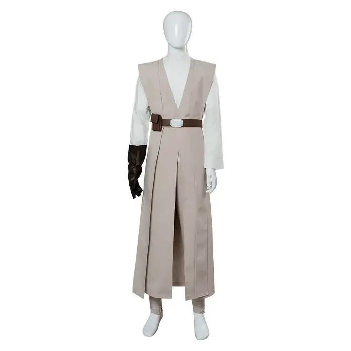 Costume de Cosplay Chevalier Jedi Star Wars Anakin Skywalker Luke, Robe Longue avec Cape pour Halloween, Mascarade, Carnaval, Fête