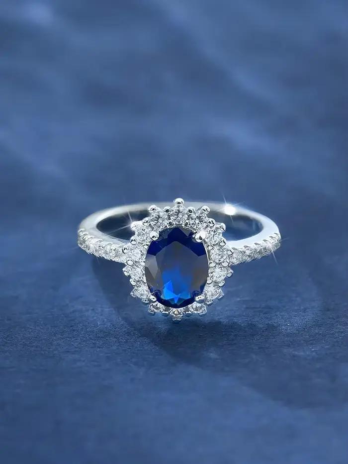 Bague couronne de reine en argent sterling 925 sertie de zirconium blanc alliance de mariage pour femmes occasions spéciales mariage fiançailles