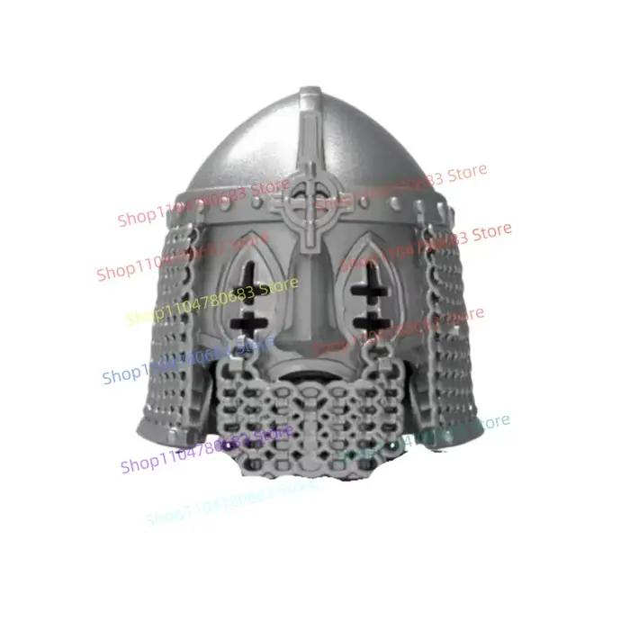 Blocs de construction MOC, accessoires de figurines de chevaliers médiévaux miniatures assemblés, ornements décoratifs tendance, cadeaux de vacances pour enfants