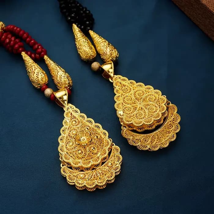 Collier ethnique de perles de luxe