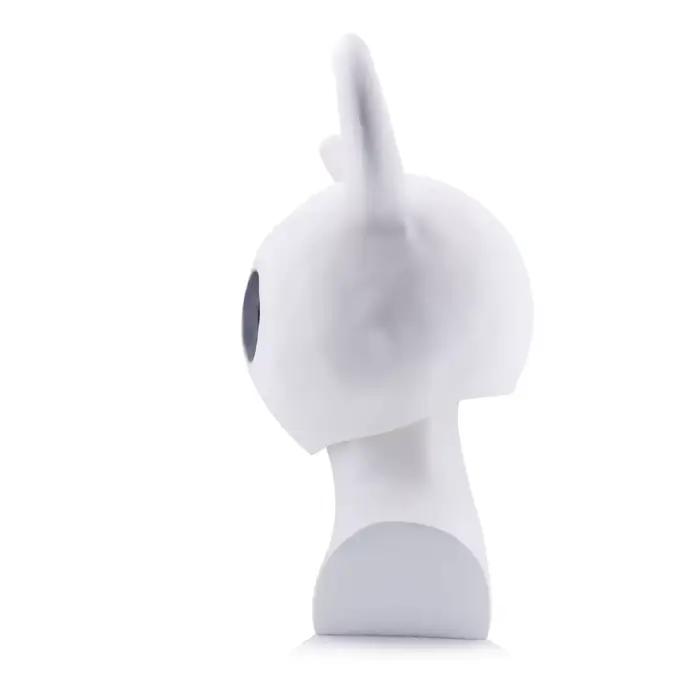 Masque de Chevalier - Un masque de démon blanc d'Halloween, de style dessin animé, intéressant, adapté aux soirées de jeux et aux costumes de cosplay mignons