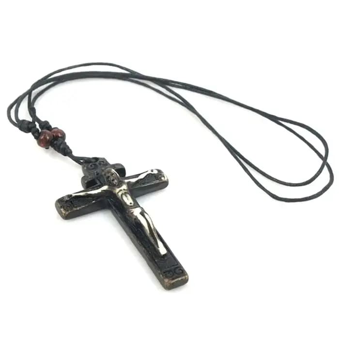 Collier Vintage en cuir pour hommes et femmes