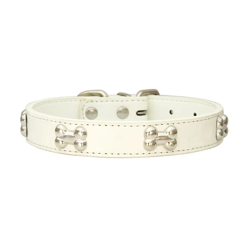 Sangle de cou en cuir Sophia pour chien de compagnie, collier pour chiot, colliers pour petits et gr