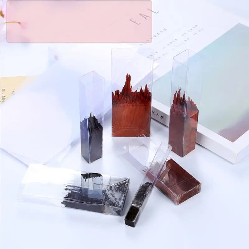 Matériel de bricolage résine époxy, feuille d'artisanat en plastique Transparent, outils de fabricat