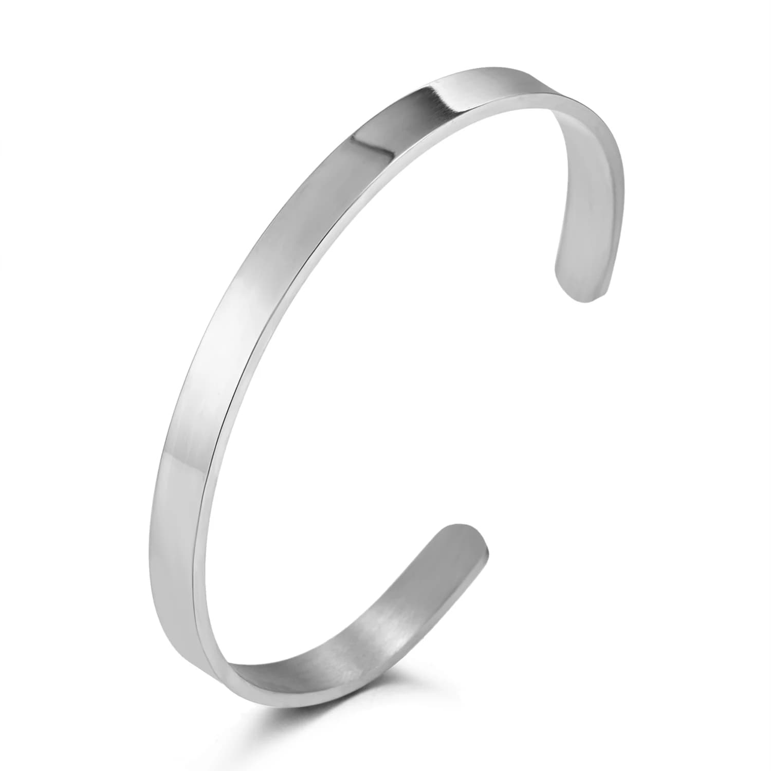 1PC personnalisé gravé nom personnalisé Bracelet en acier inoxydable bijoux nom mots lettres Bracele