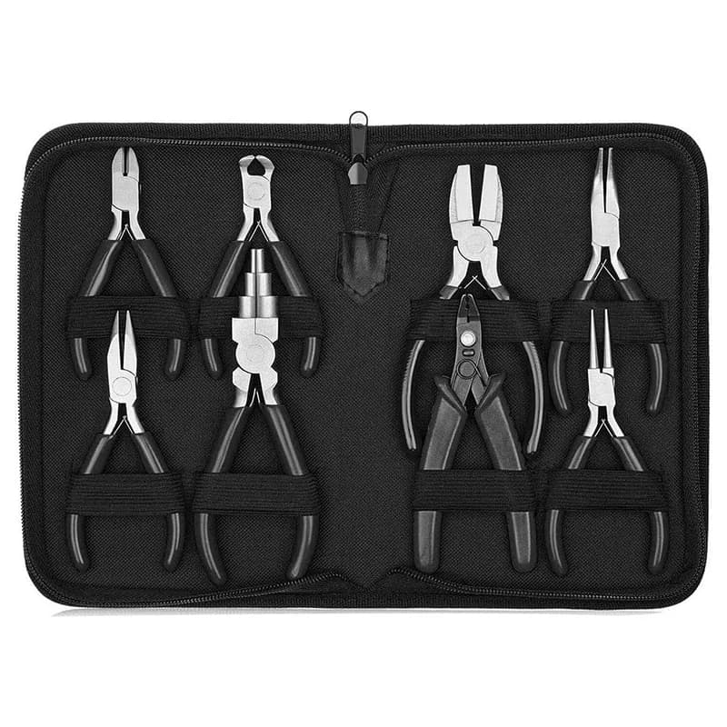 Ensemble de mini pinces à bijoux, outils de bijoux exécutifs, kit de bijoux exécutifs, fournitures d