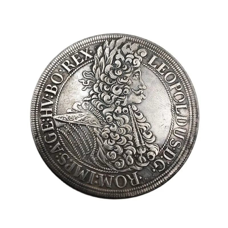 Pièce commémorative Romaine 1693, motif Roi et Aigle, collection, souvenirs, décoration d'intérieur,