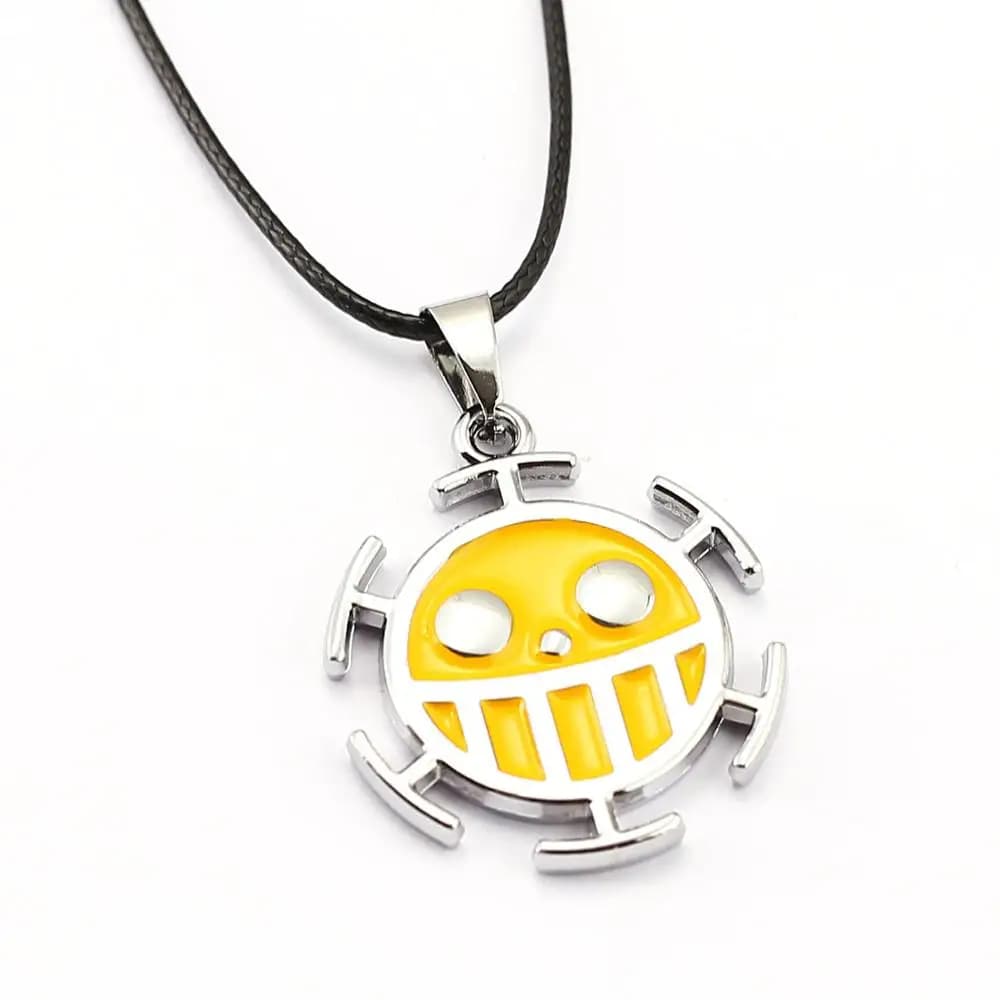 Anime une pièce Vintage Trafalgar Law pendentif collier femmes hommes bijoux Figure Cosplay jouets