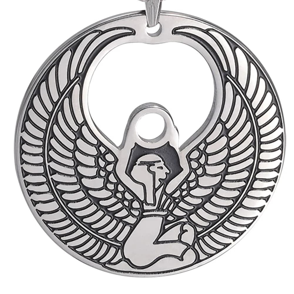 Colliers pendentif Dakota ide éma enne pour hommes et femmes, pharaon Isis, amulette de la présidenc