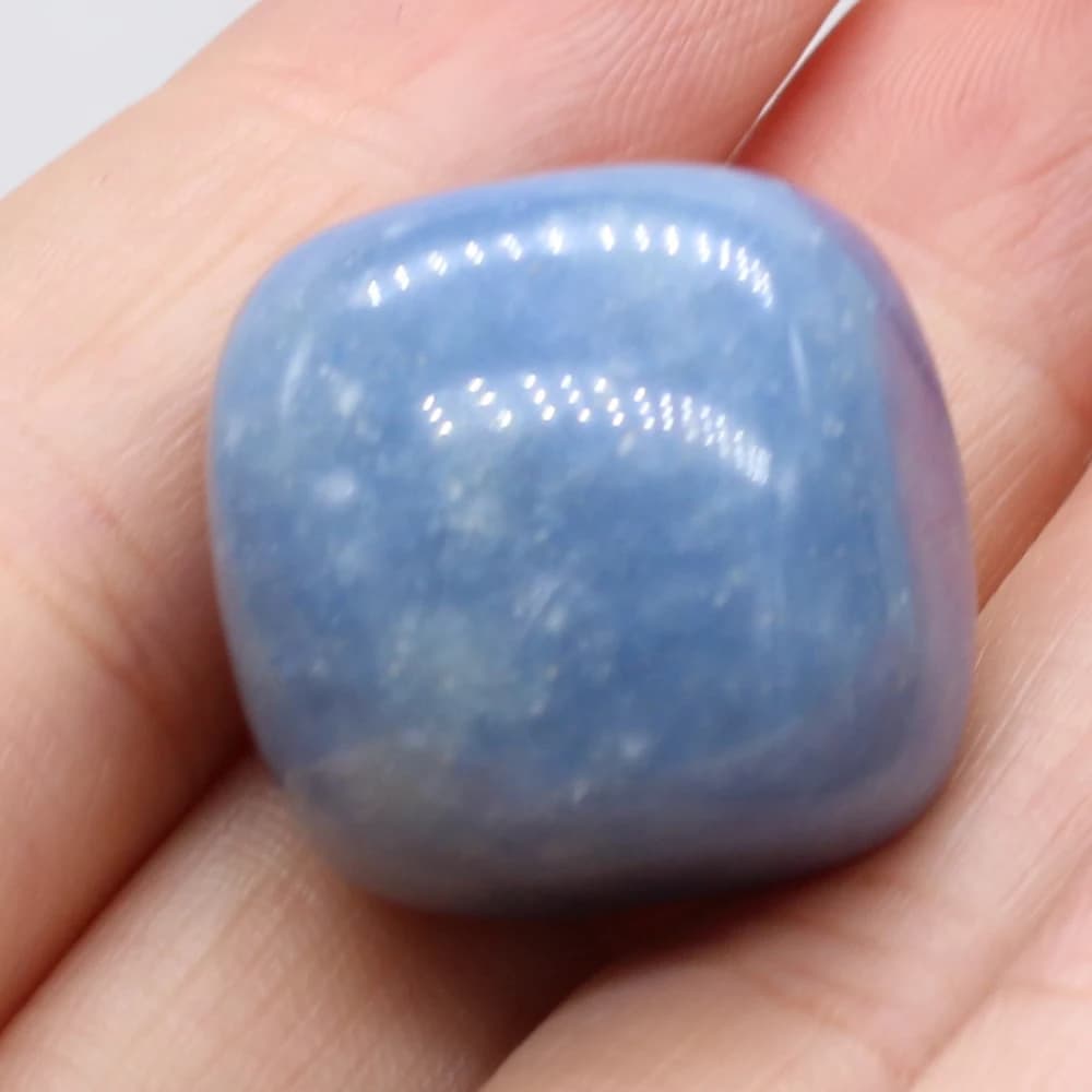 Aventurine bleue naturelle irrégulière, ornement en pierre Semi-précieuse, spécimen d'énergie polie,