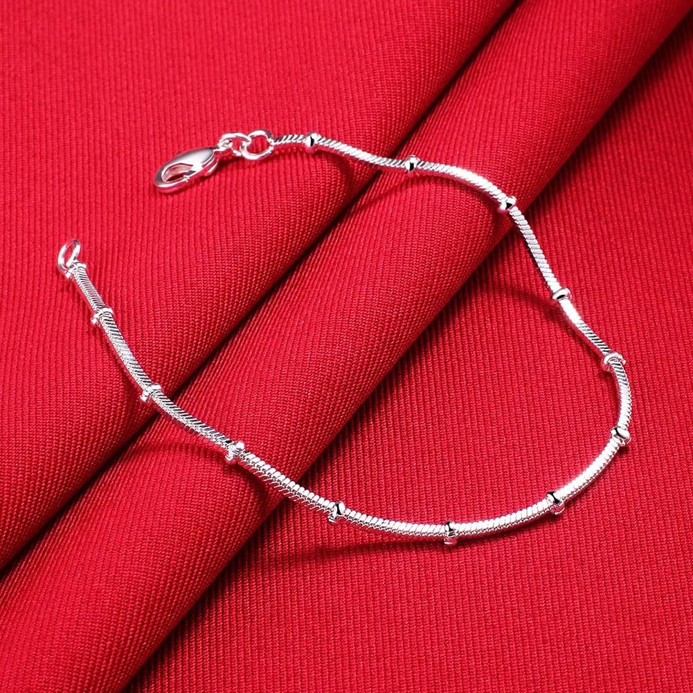 Bracelets en argent unisexe pour hommes et femmes, bijoux de document, nouveau design, tendance de l