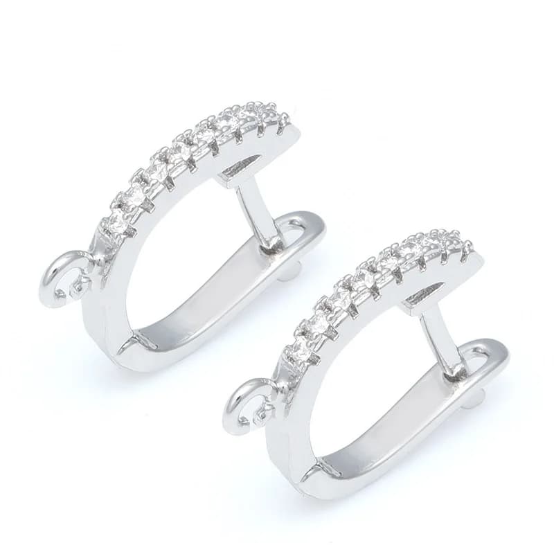 Boucles d'oreilles pendantes faites à la main pour femmes, matériel de bijoux, crochets de boucle d'
