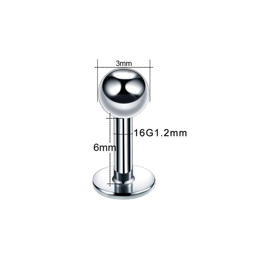Piercing en acier pour femmes, 1 pièce, 16G, boucles d'oreilles, bijoux Sexy