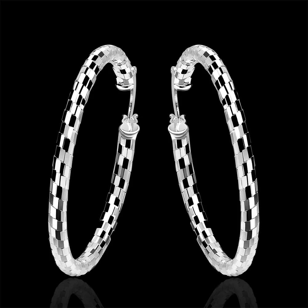 Accessoires nouveau Design couleur argent bijoux boucles d'oreilles femme mode Brincos crochet d'ore