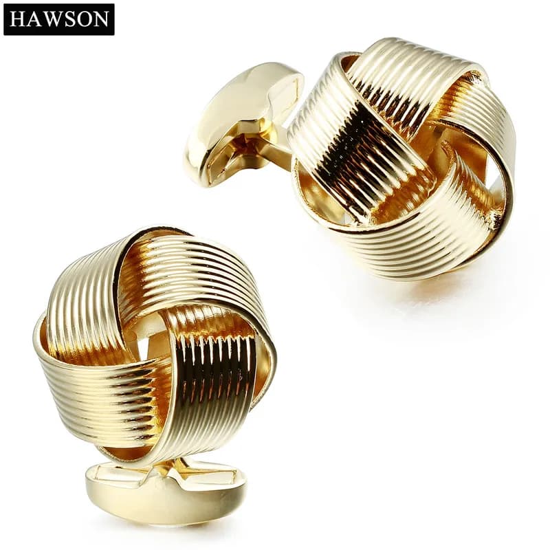 HAWSON – boutons de manchette de haute qualité pour hommes, boutons de fleurs, pour chemise de maria