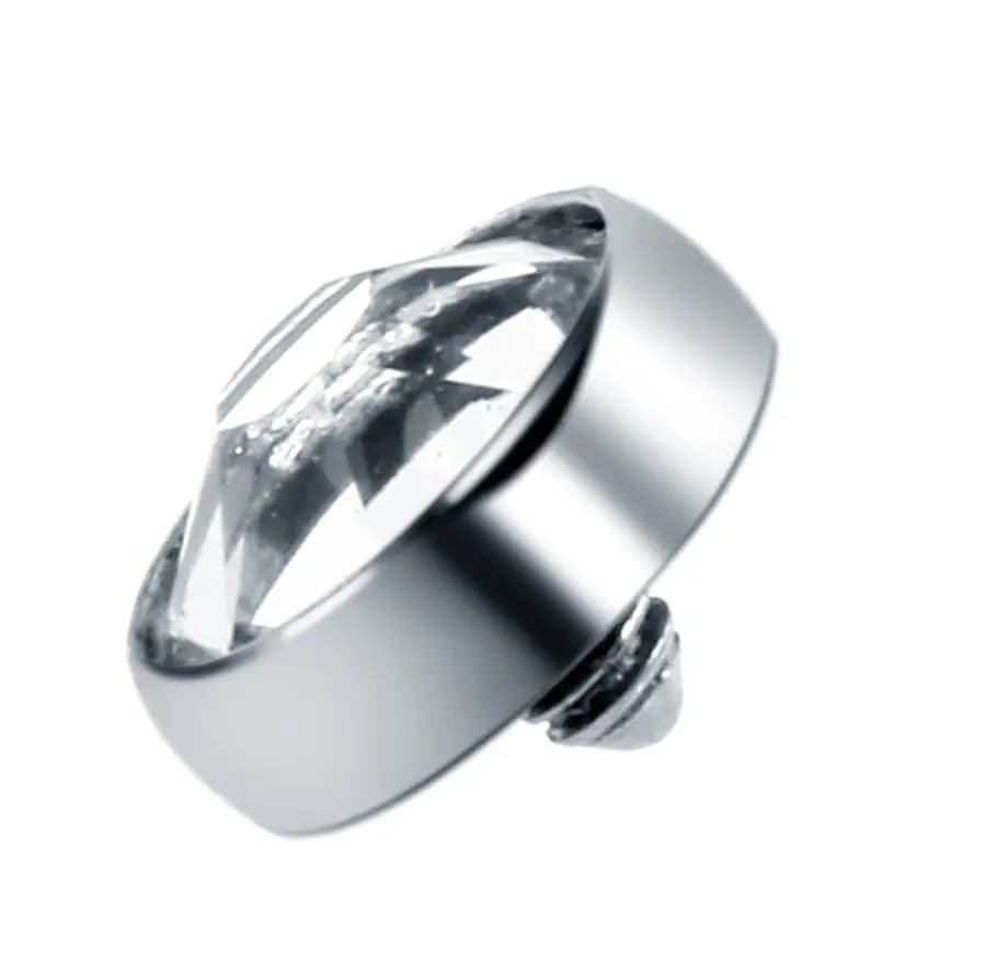 Micro ancre cutanée en titane G23, 1 pièce, ronde et claire, pour plongeur de la peau, Implant, Pier