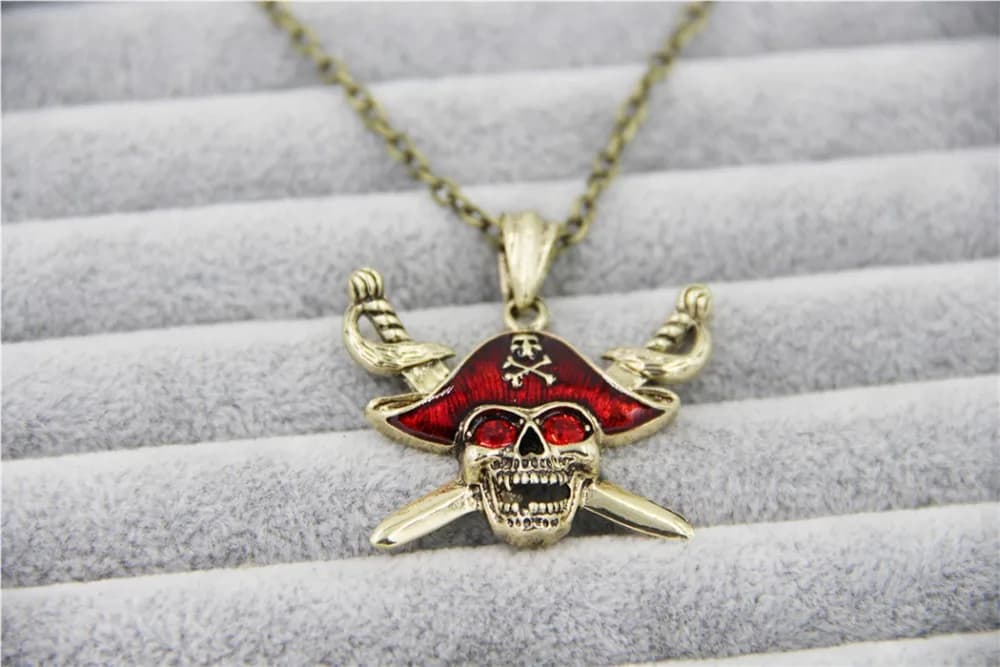 Bijoux fantaisie Vintage charme Pirates des caraïbes pendentif collier pour hommes et femmes