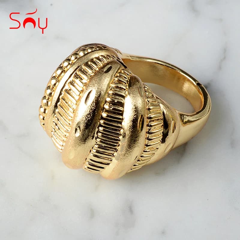 Grande bague en cuivre pour femme, bijoux oste nommée, design de mode, haute qualité, fête des patie