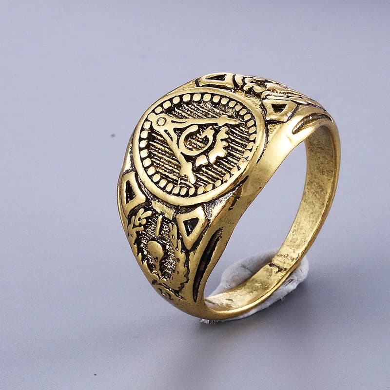 Bijoux fantaisie Vintage charme Mason franc-maçon anneaux maçonniques pour hommes femmes cadeaux de 