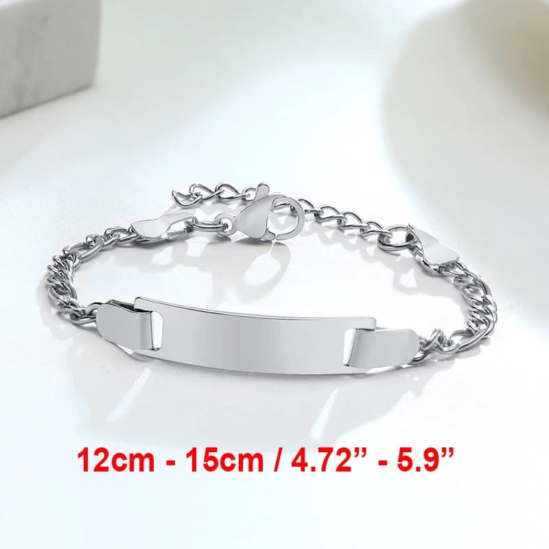 Bracelets en lien Figaro personnalisés avec noms de la colonne vertébrale gravés, bracelet JOSmooth,