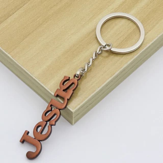 Collier avec icône du saint de jésus, christianisme catholique, bijoux, pendentif de voiture, porte-