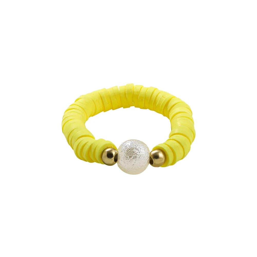 Bagues Boho Multicolores en Argile Polymère pour Femme, Vintage, Ethnique, Fait à la Main, 216.239.,