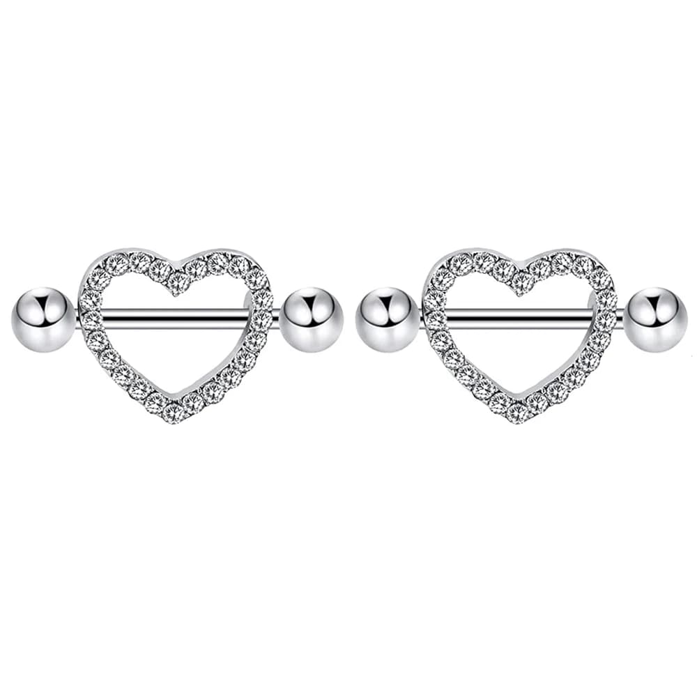 Piercing de mamelon papillon abeille pour femmes, 1 paire de 14G, anneaux de mamelon pour femmes, bo