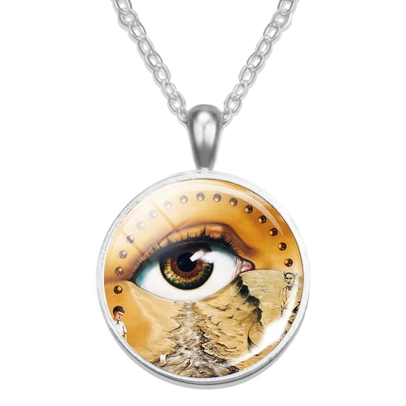 Collier de peinture de Salvador Dali pour hommes et femmes, Cabochon en verre, Pendentif de bijoux, 