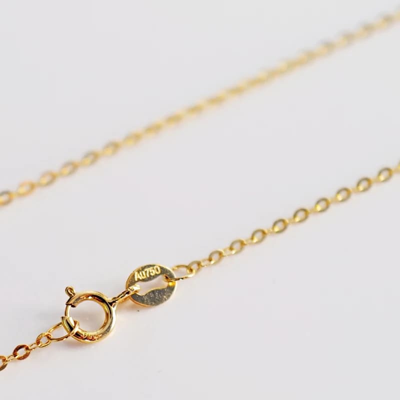 Sinya-Collier en or 18 carats pour femme, brillant à la clavicule, O JOHigh Luster, bonne qualité, d